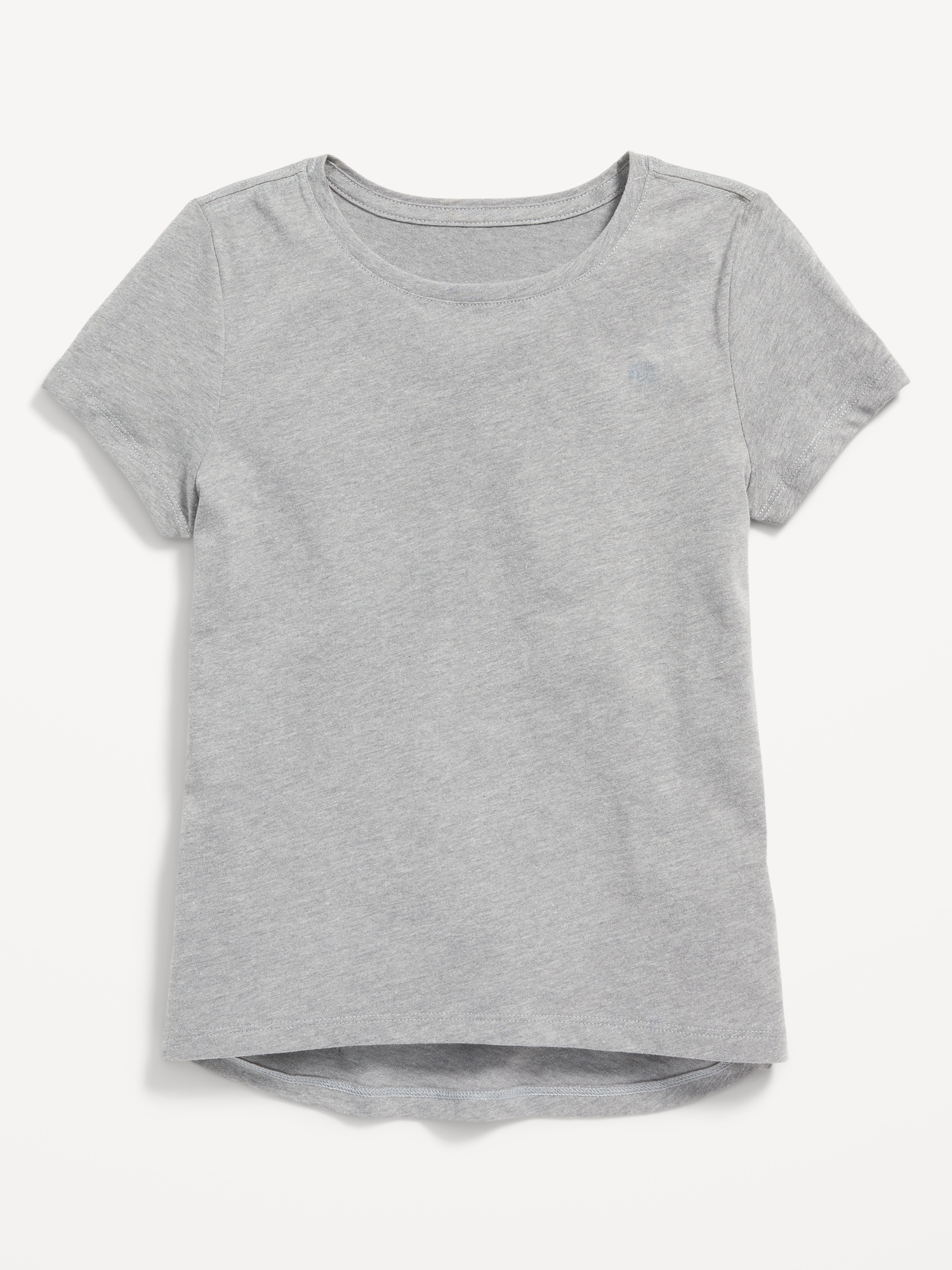 Old Navy Short-Sleeve Softest Solid T-Shirt for Girls black. 1