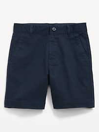 View large product image 3 of 4. Straight Twill Shorts for Boys (Above Knee)