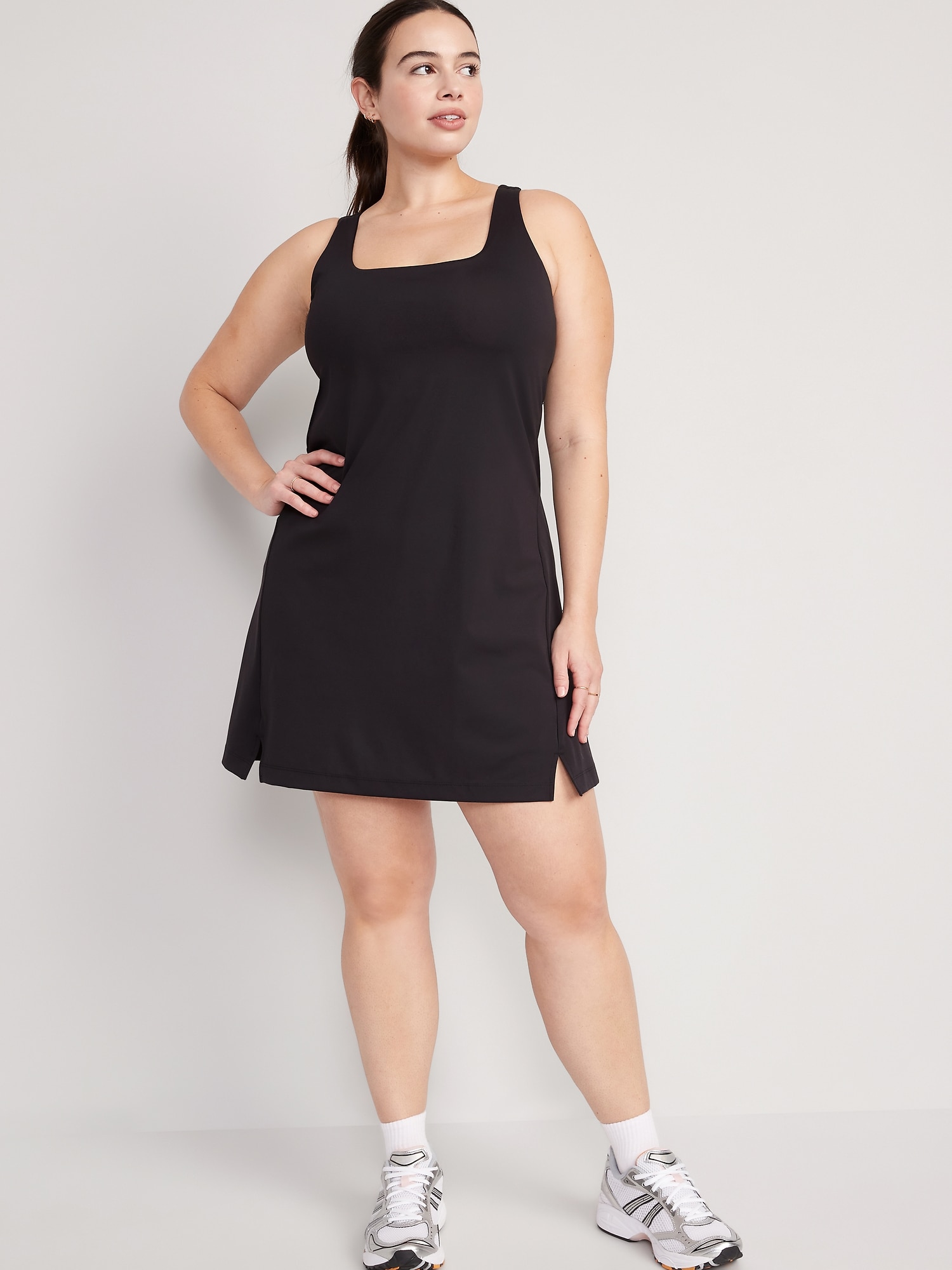 PowerSoft Square-Neck Athletic Dress | Old Navy