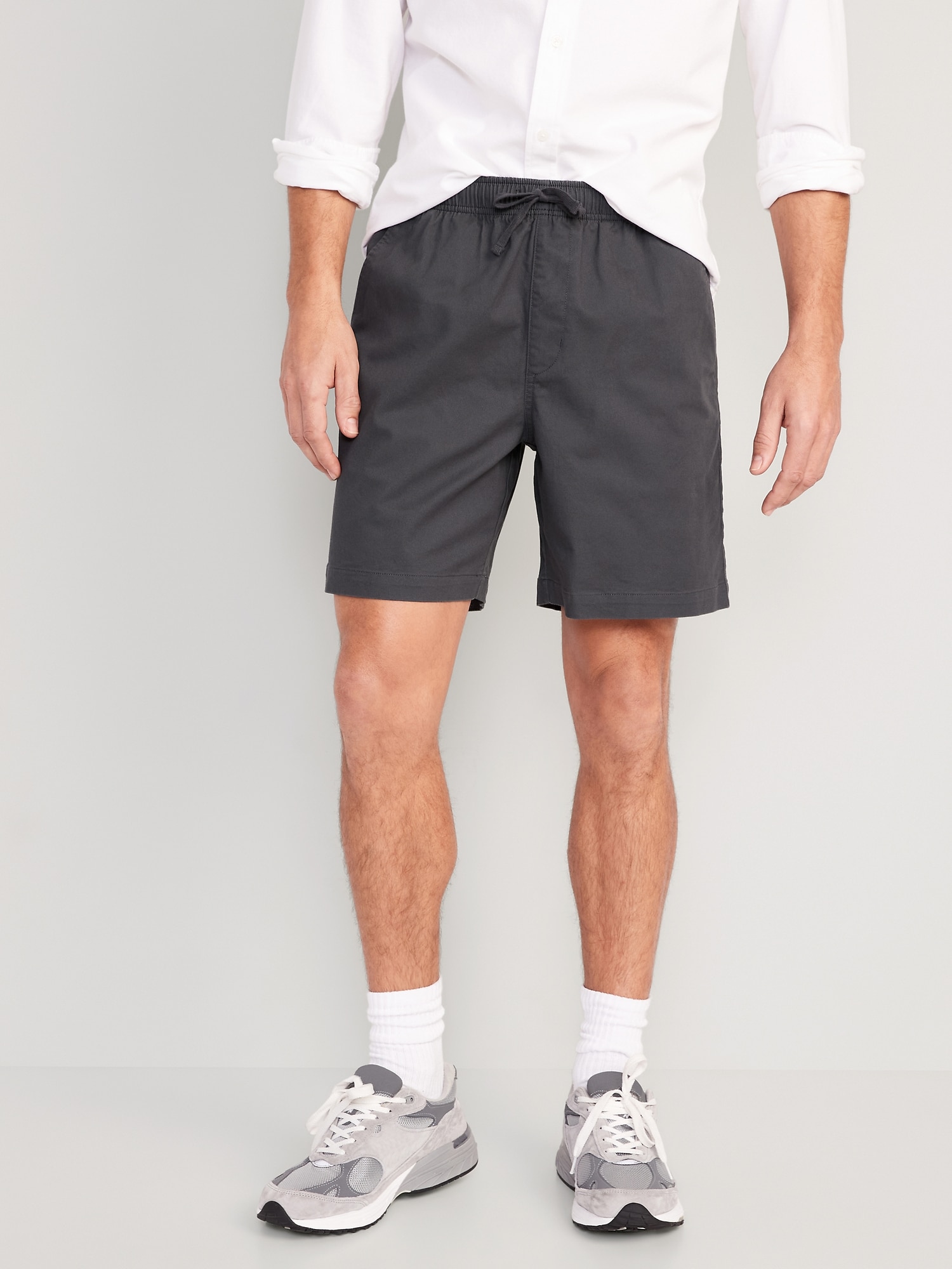 Old Navy Pull-On Chino Jogger Shorts for Men -- 7-inch inseam black. 1