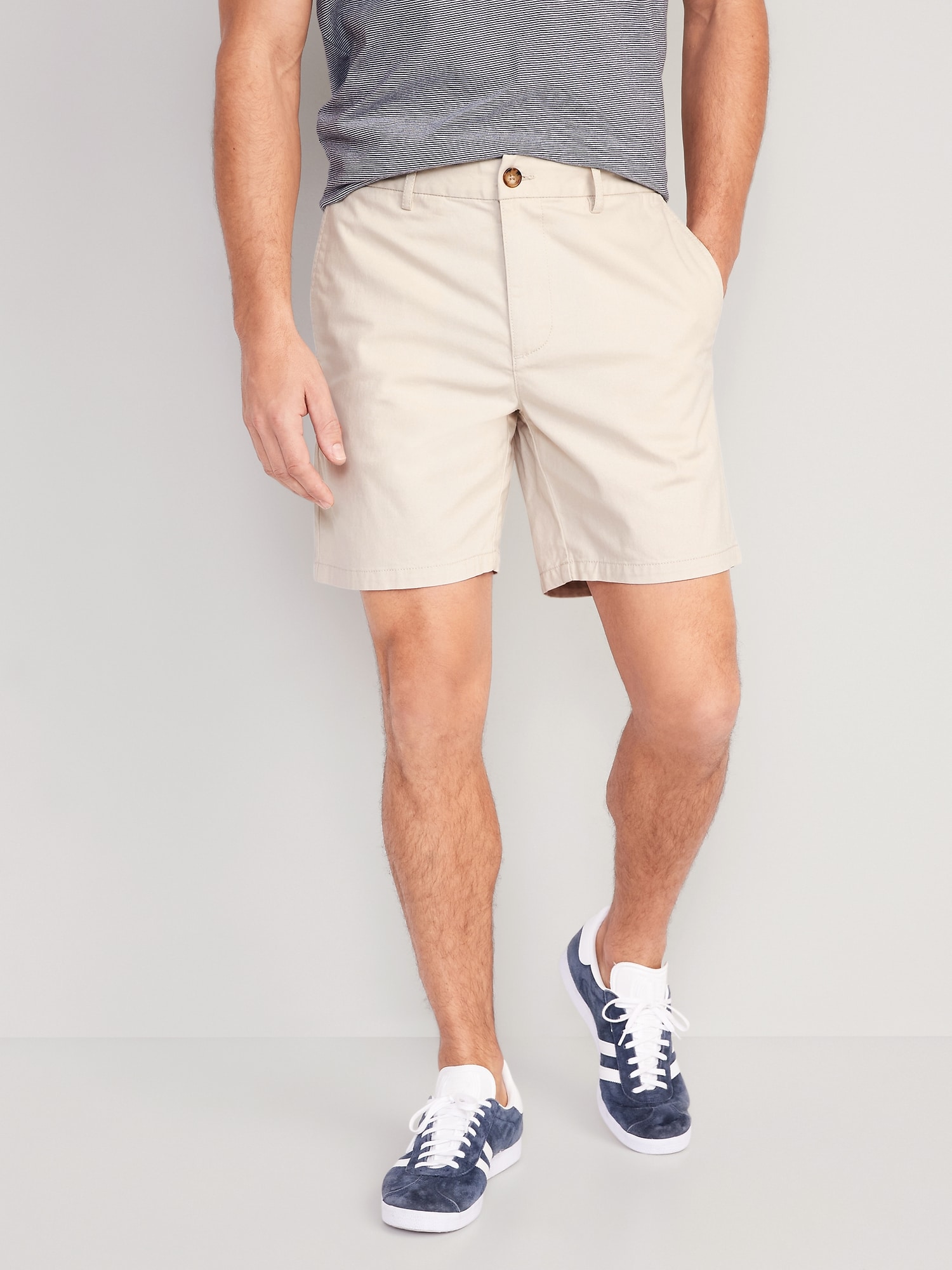 Slim Built-In Flex Ultimate Chino Shorts -- 7-inch inseam