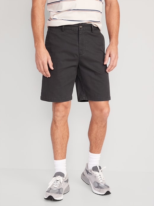 View large product image 1 of 1. Slim Built-In Flex Rotation Chino Shorts -- 9-inch inseam