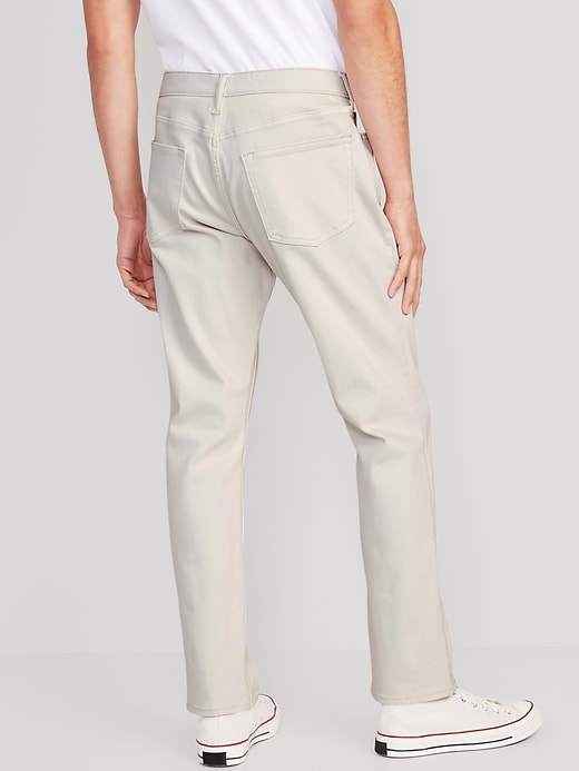 Image number 2 showing, Slim 360° Tech Stretch Ecru Performance Jeans