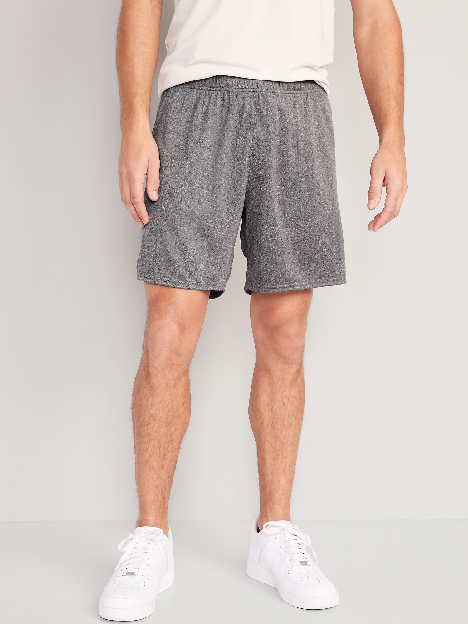 Old Navy Go-Dry Mesh Basketball Shorts for Men -- 7-inch inseam gray. 1