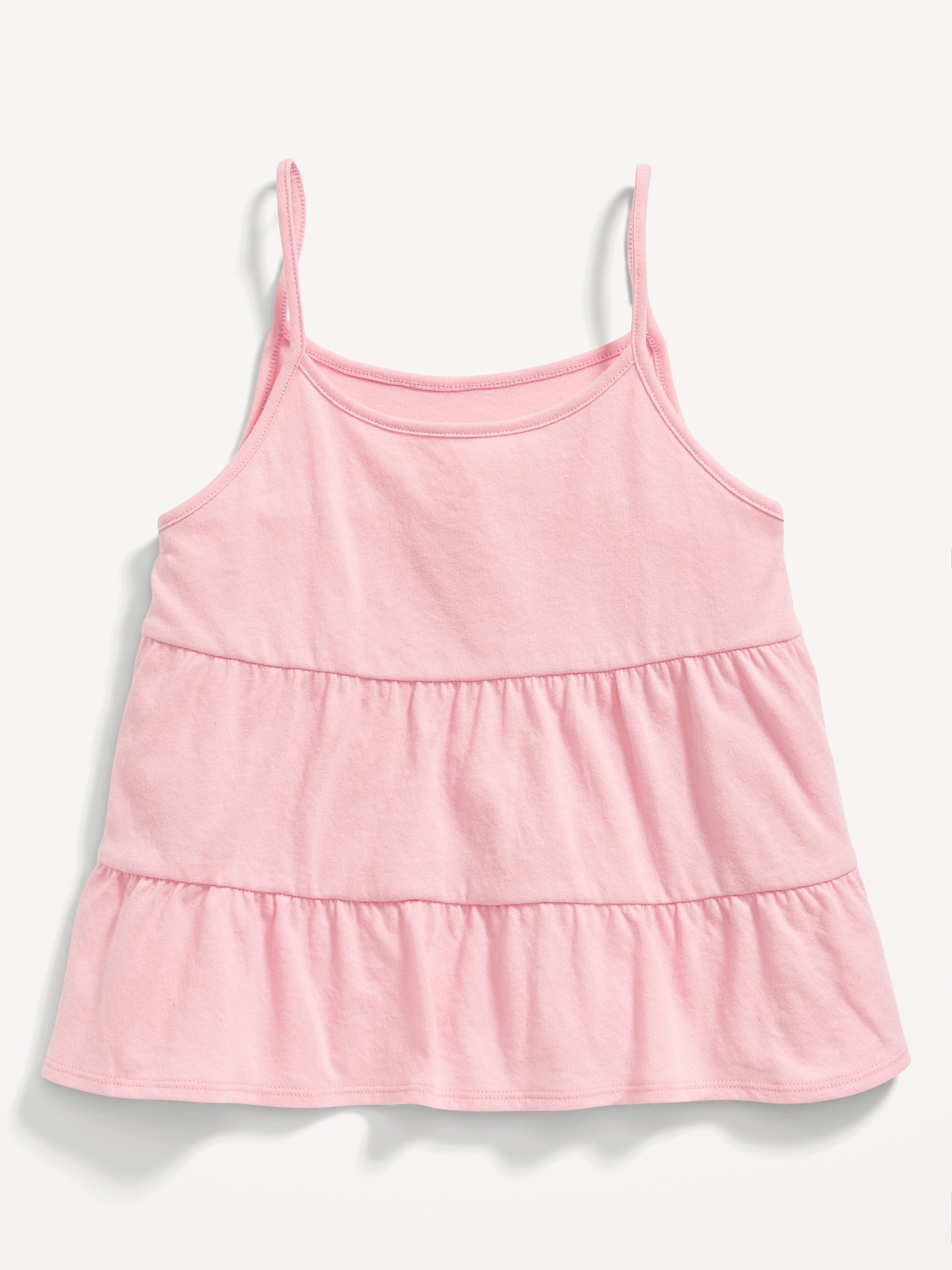 Old Navy Tiered Swing Cami Top for Girls pink. 1