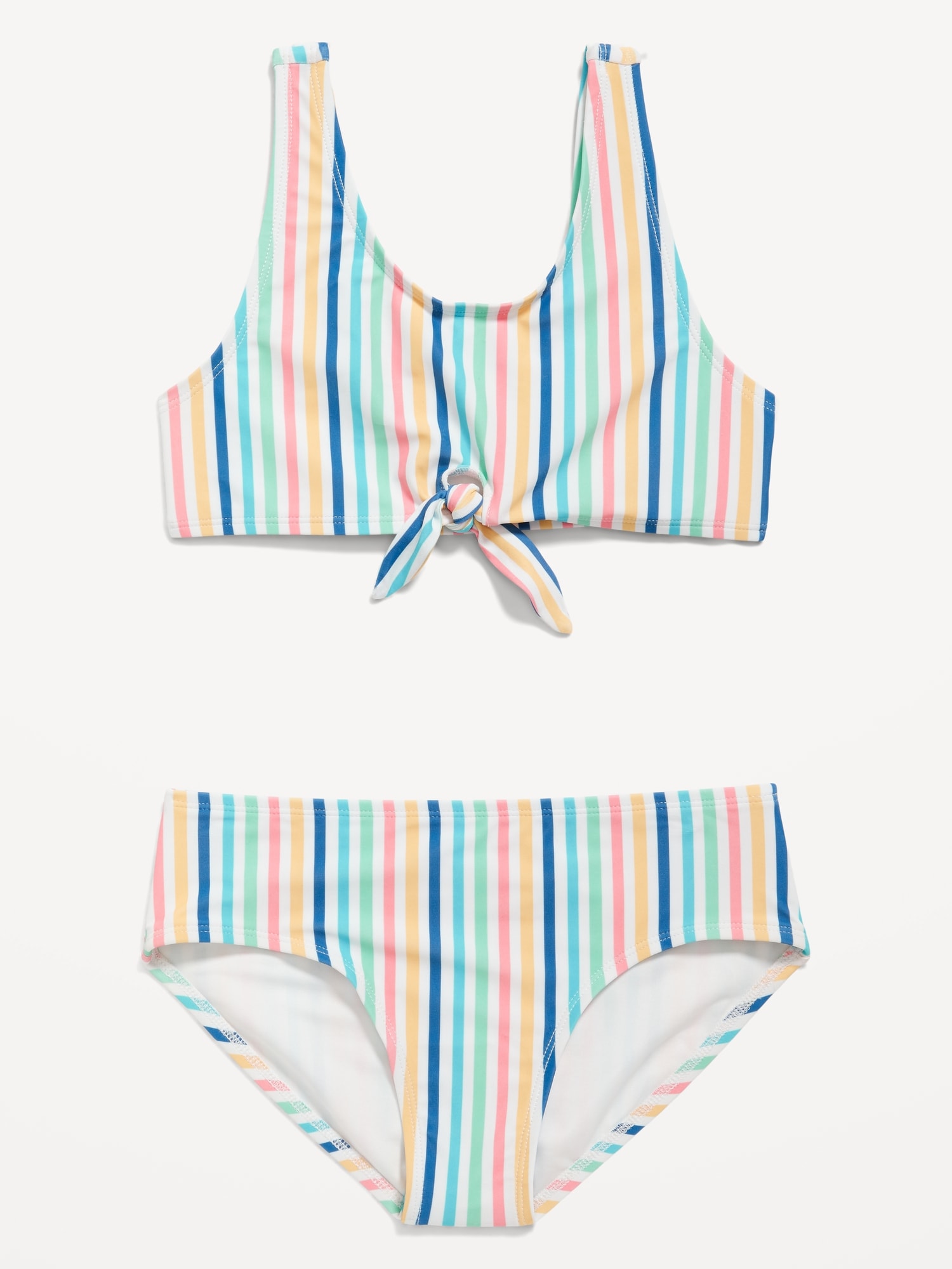 Old Navy Tie-Front Bikini Swim Set for Girls multi. 1