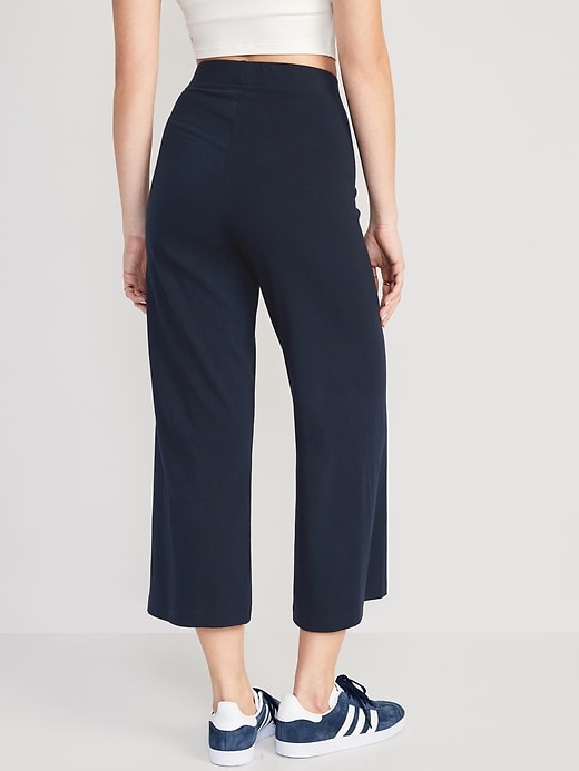 Image number 2 showing, High Waisted Wide Leg Leggings for Women