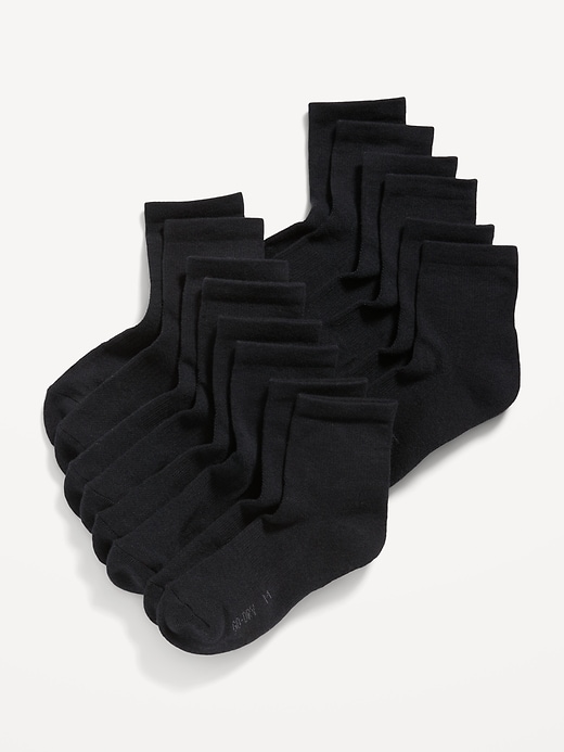 View large product image 1 of 1. Go-Dry Quarter Crew Socks 7-Pack for Boys