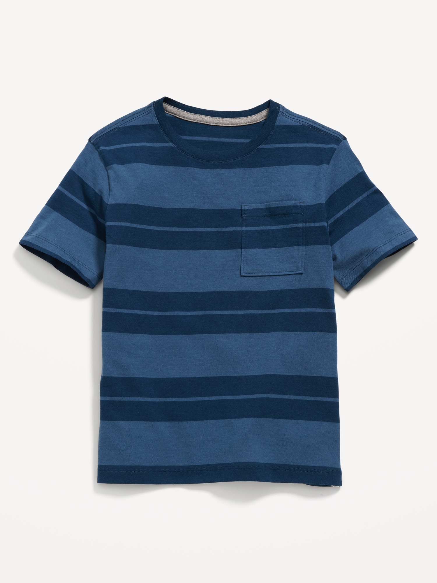 Softest Short-Sleeve Striped Pocket T-Shirt for Boys | Old Navy
