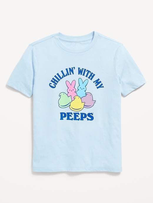 View large product image 2 of 3. Matching Gender-Neutral PEEPS® Easter Graphic T-Shirt for Kids