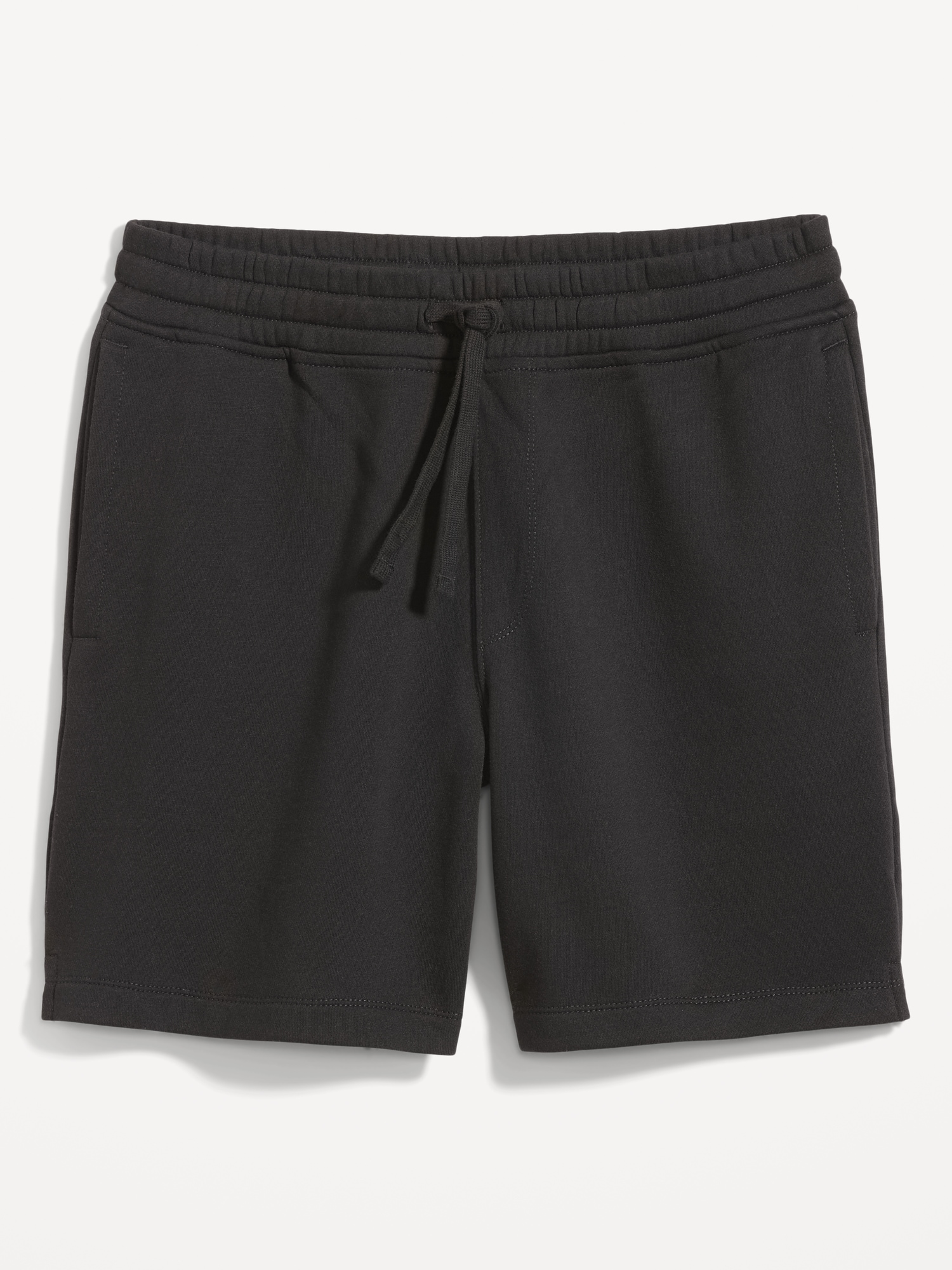 Garment-Washed Fleece Sweat Shorts for Men -- 7-inch inseam
