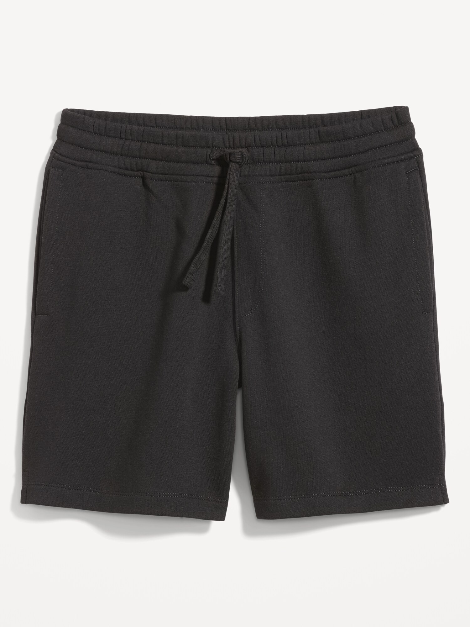 Мужские шорты Old Navy Garment-Washed Fleece Sweat Shorts -- 7-inch inseam, цвет: Чёрный — фото 3