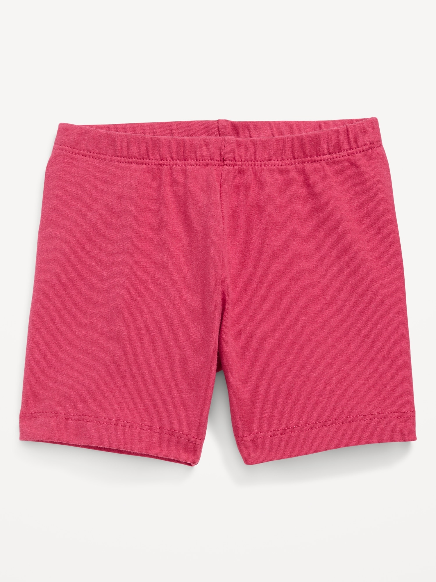 Old Navy Jersey-Knit Biker Shorts for Toddler Girls red. 1