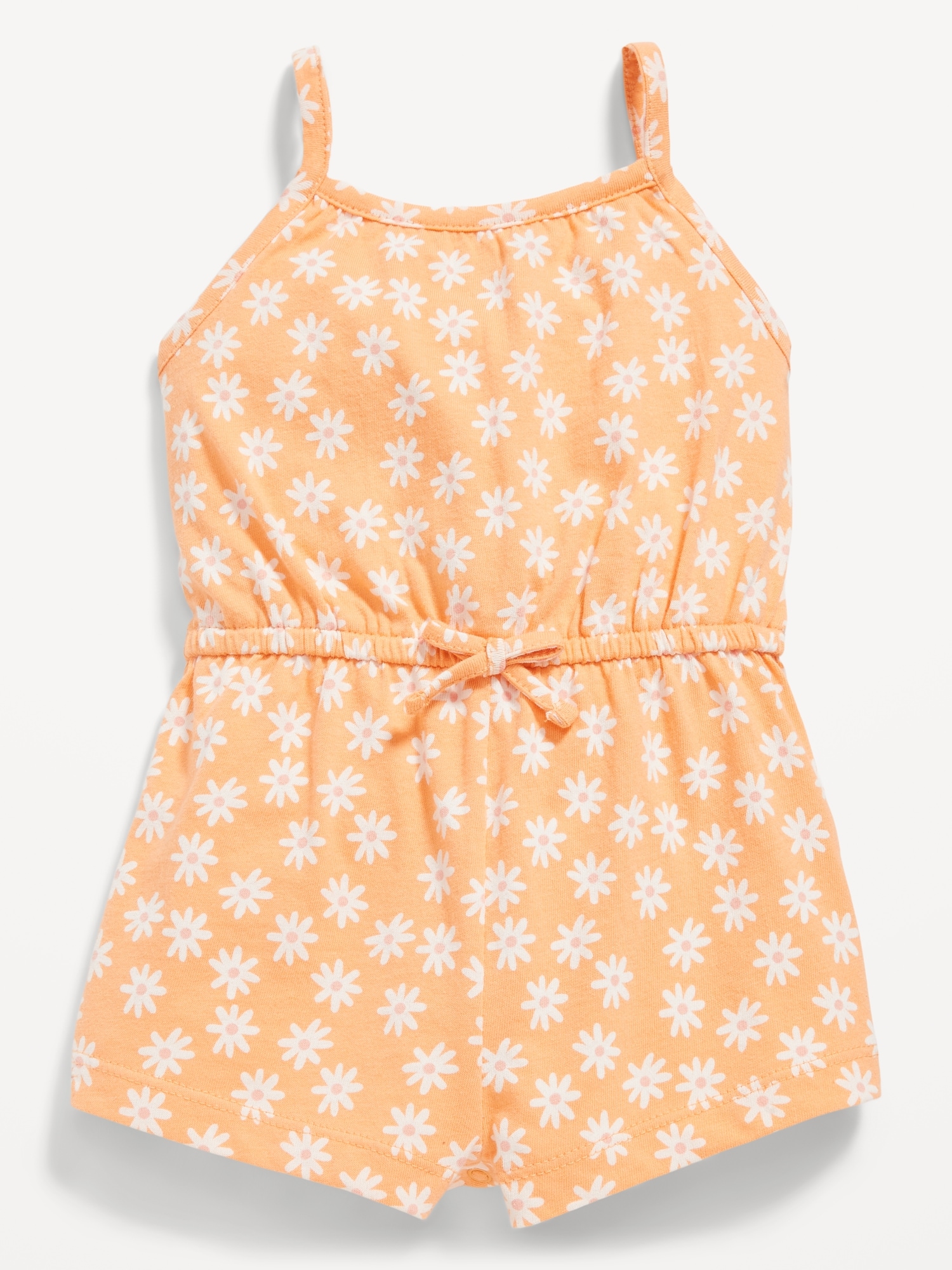 Printed Sleeveless Jersey-Knit Romper for Baby