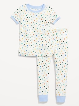 Matching Unisex Snug-Fit Printed Pajama Set for Toddler & Baby