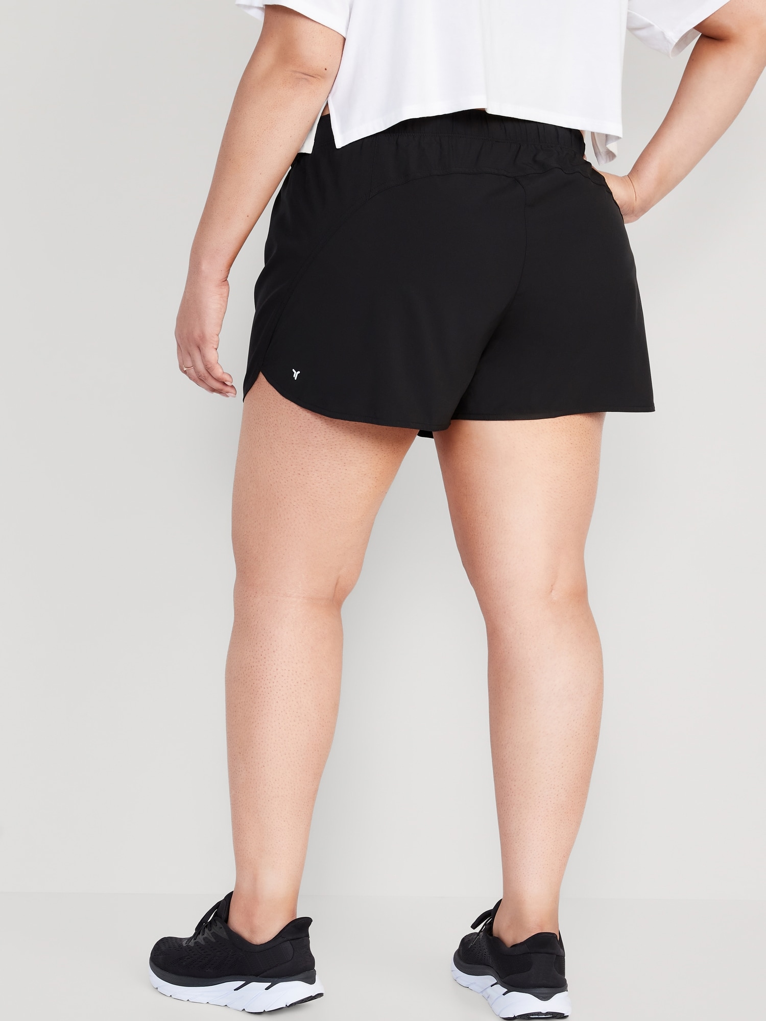 Women's Workout Dolphin Shorts with Pockets and UK