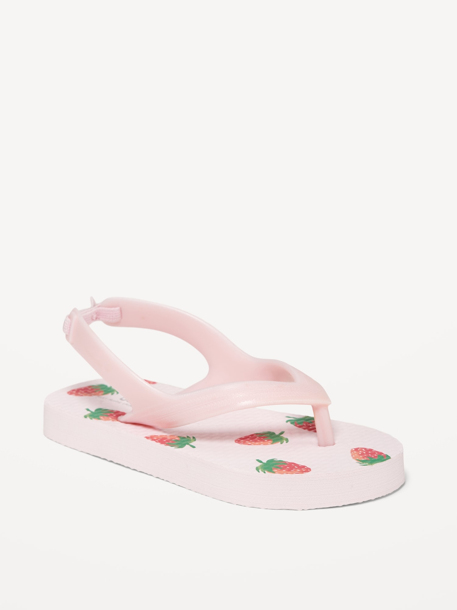 Old Navy Printed Flip-Flops for Toddler Girls (Partially Plant-Based) pink. 1