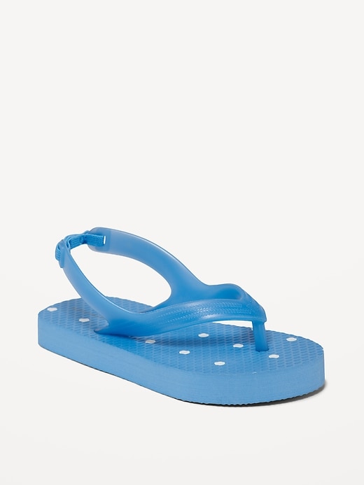 View large product image 1 of 1. Printed Flip-Flops for Toddler Girls (Partially Plant-Based)