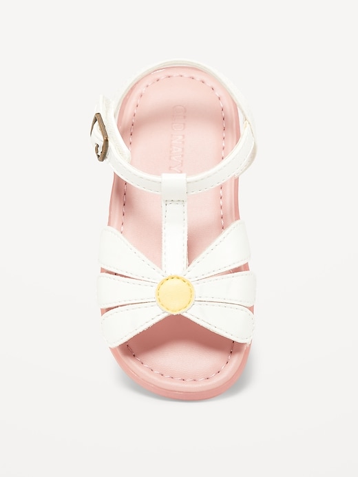 View large product image 2 of 4. Faux-Leather Platform Sandals for Toddler Girls