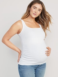 Maternity Square Neck Tank Top