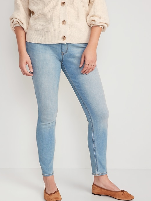 Image number 5 showing, Mid-Rise Wow Super-Skinny Jeggings