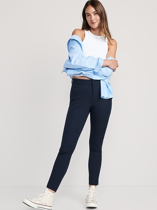 Image number 3 showing, High-Waisted Pixie Skinny Ankle Pants