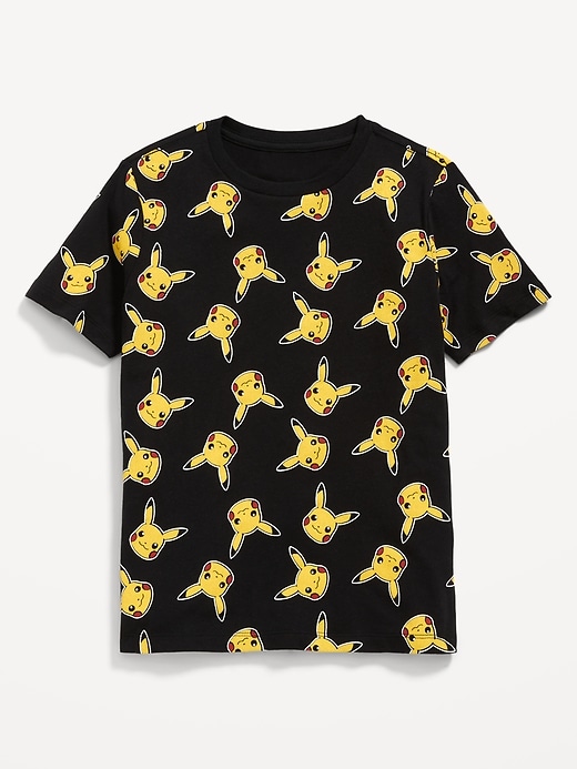 View large product image 1 of 3. Matching Pokémon™ Pikachu Gender-Neutral Graphic T-Shirt for Kids