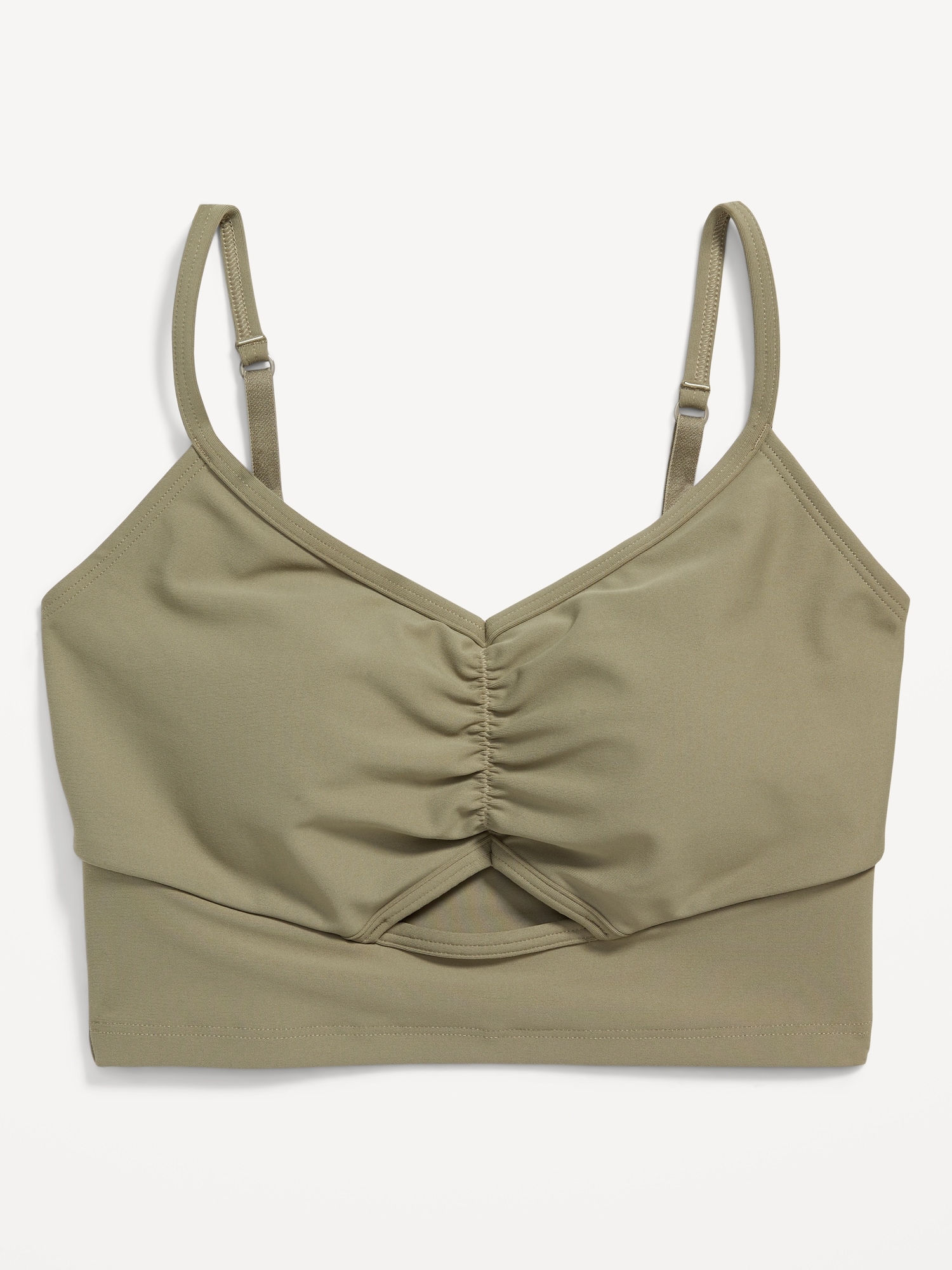 Light Support PowerSoft Ruched Sports Bra