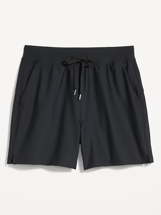 Image number 4 showing, High-Waisted PowerSoft Shorts -- 5-inch inseam