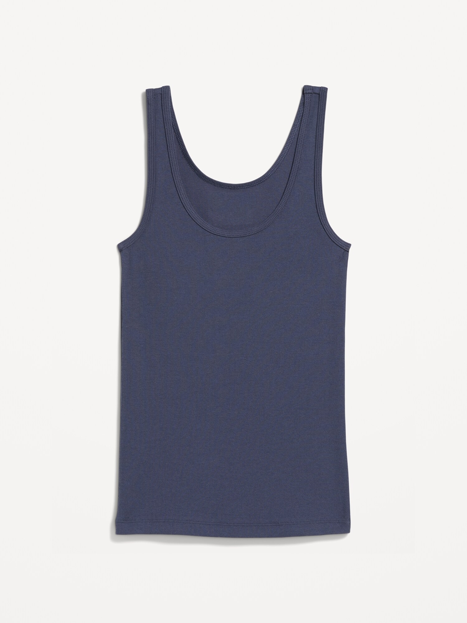 First-Layer Rib-Knit Tank Top