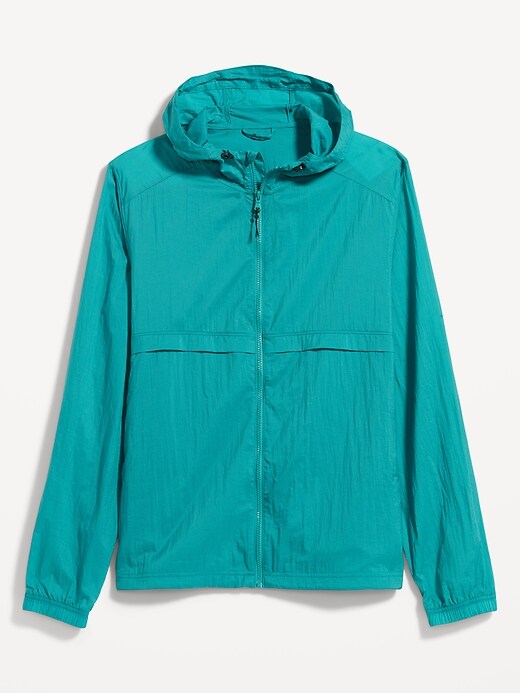 Image number 4 showing, Water-Resistant Hooded Zip Jacket