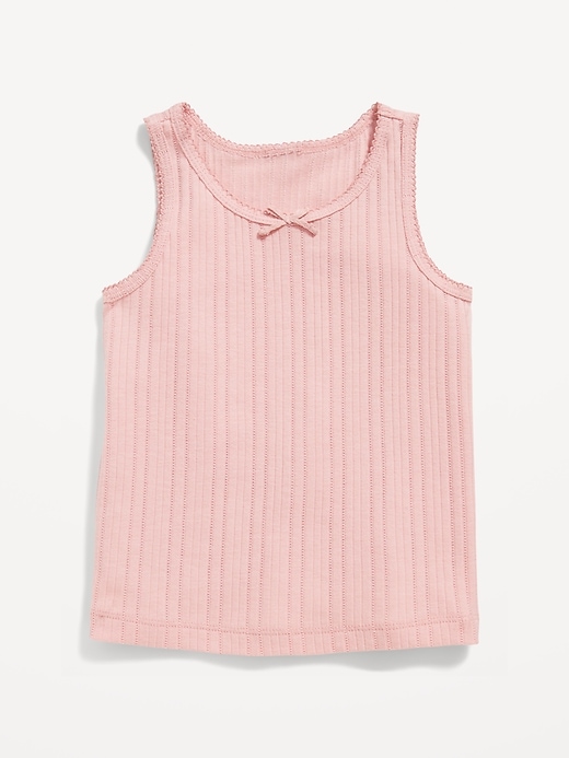 Pointelle-Knit Tank Top for Toddler Girls | Old Navy