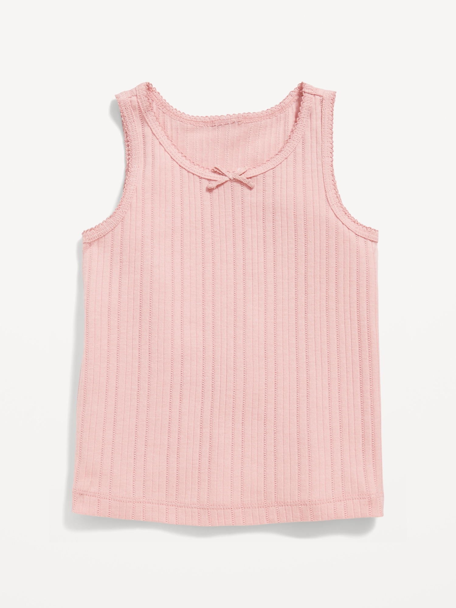 Old Navy Pointelle-Knit Tank Top for Toddler Girls pink. 1