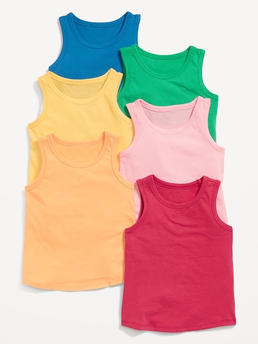 View large product image 1 of 1. Tank Top 6-Pack for Toddler Girls