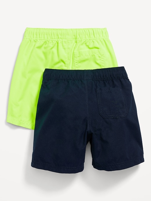 View large product image 2 of 2. 2-Pack Solid Swim Trunks for Toddler & Baby