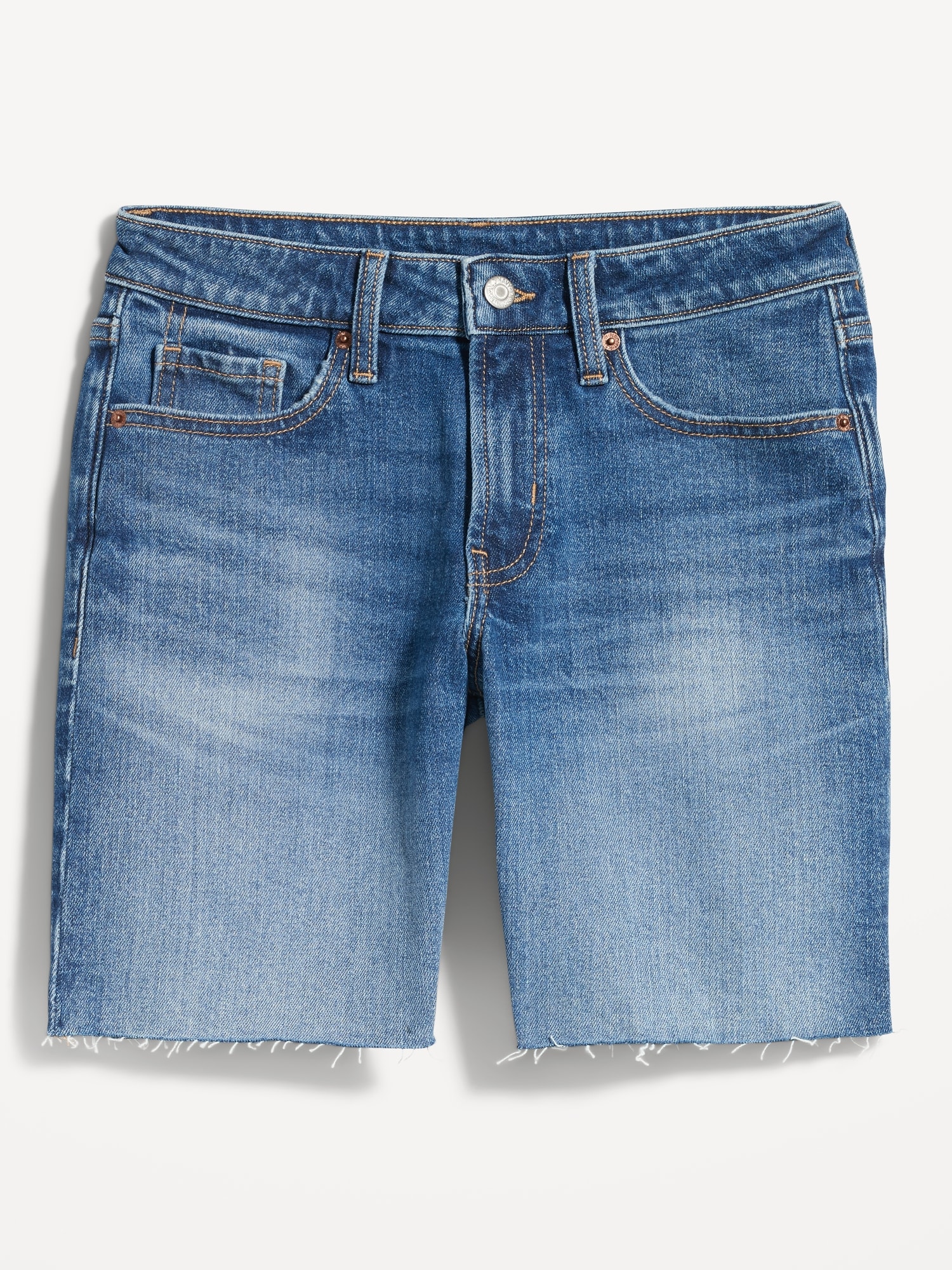 Mid-Rise OG Loose Jean Cut-Off Shorts -- 7-inch inseam | Old Navy
