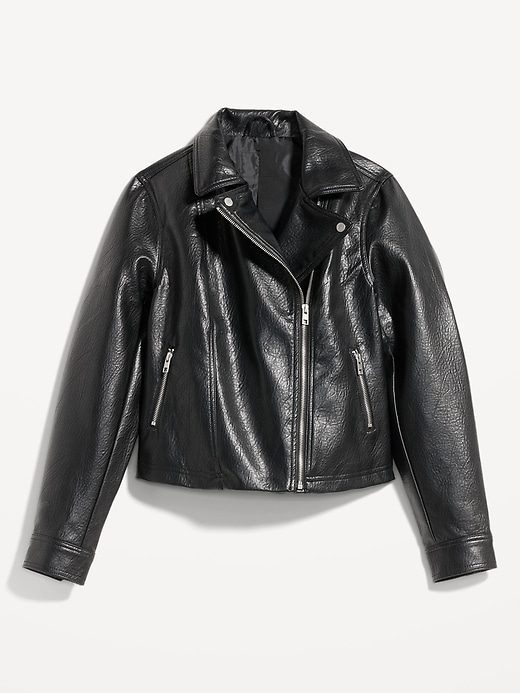 Old Navy Women's Faux-Leather Bomber Jacket