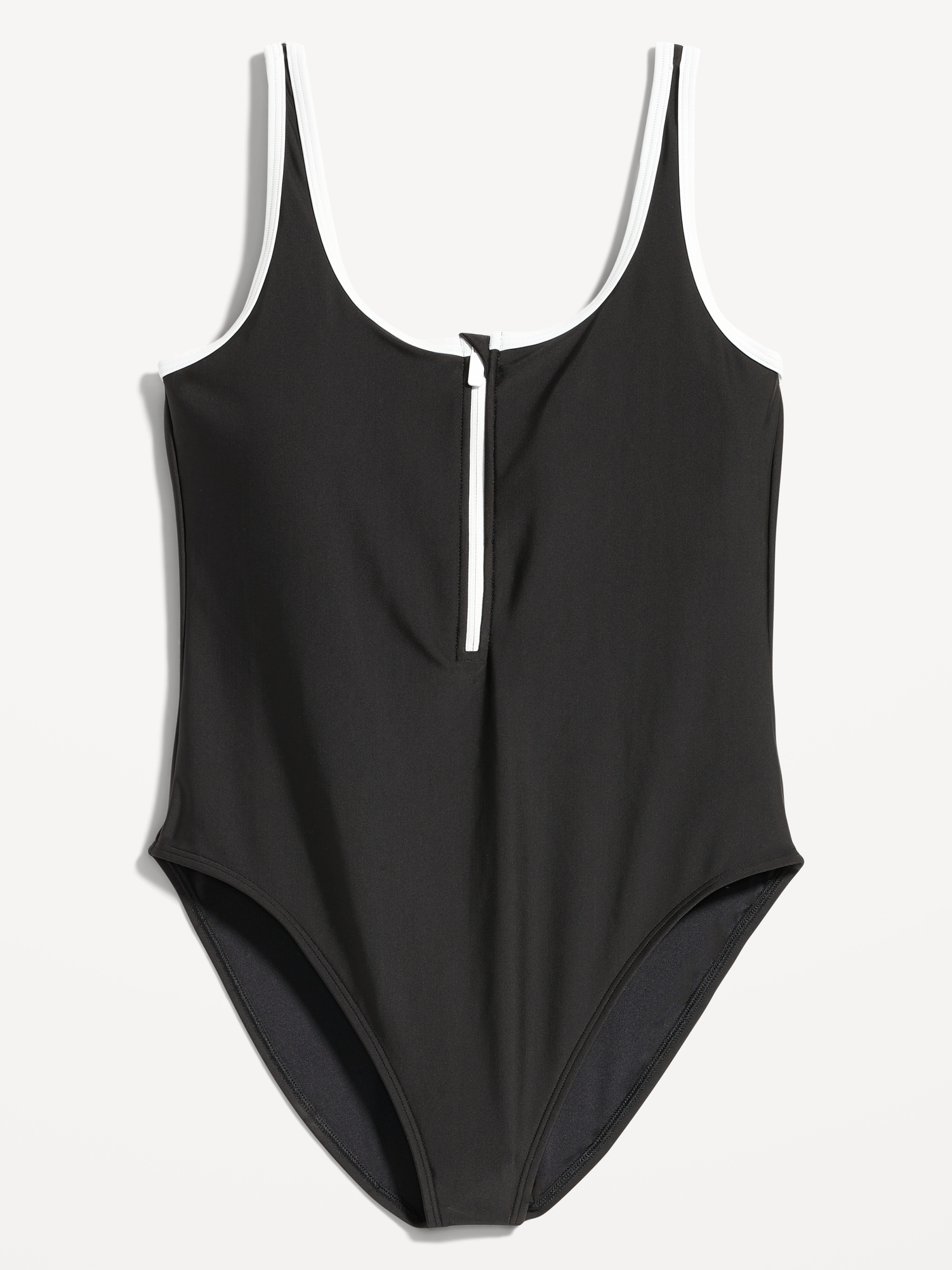 Half-Zip One-Piece Swimsuit for Women | Old Navy