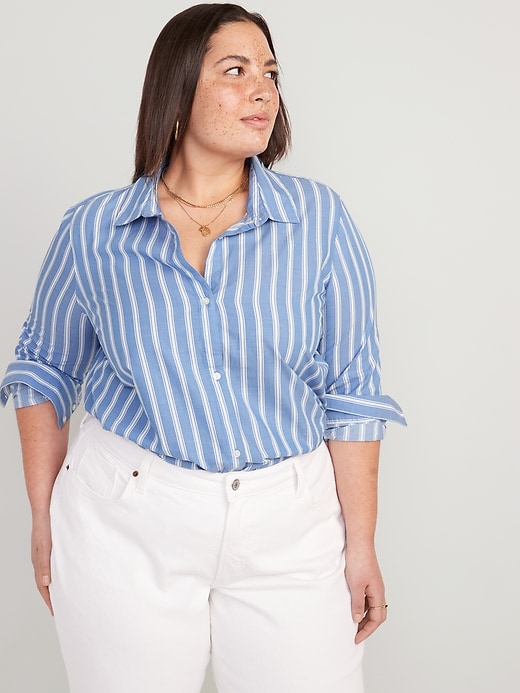 Image number 7 showing, Striped Classic Button-Down Shirt
