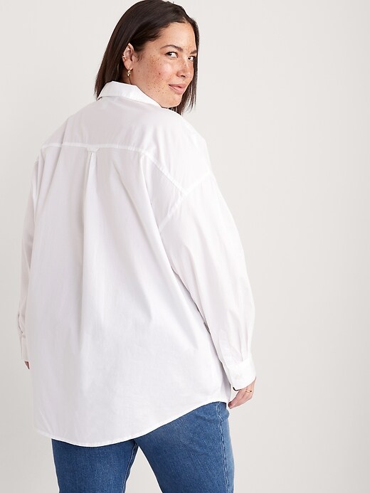 Oversized Boyfriend Shirt for Women | Old Navy