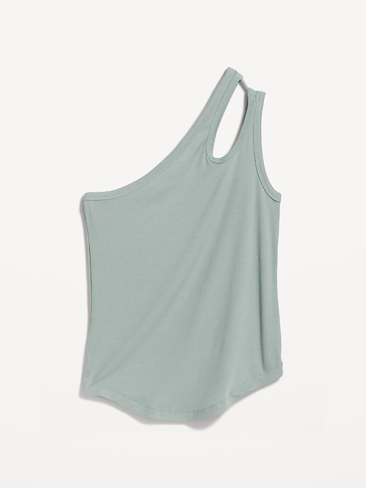 Image number 4 showing, UltraLite All-Day One-Shoulder Cutout Tank Top