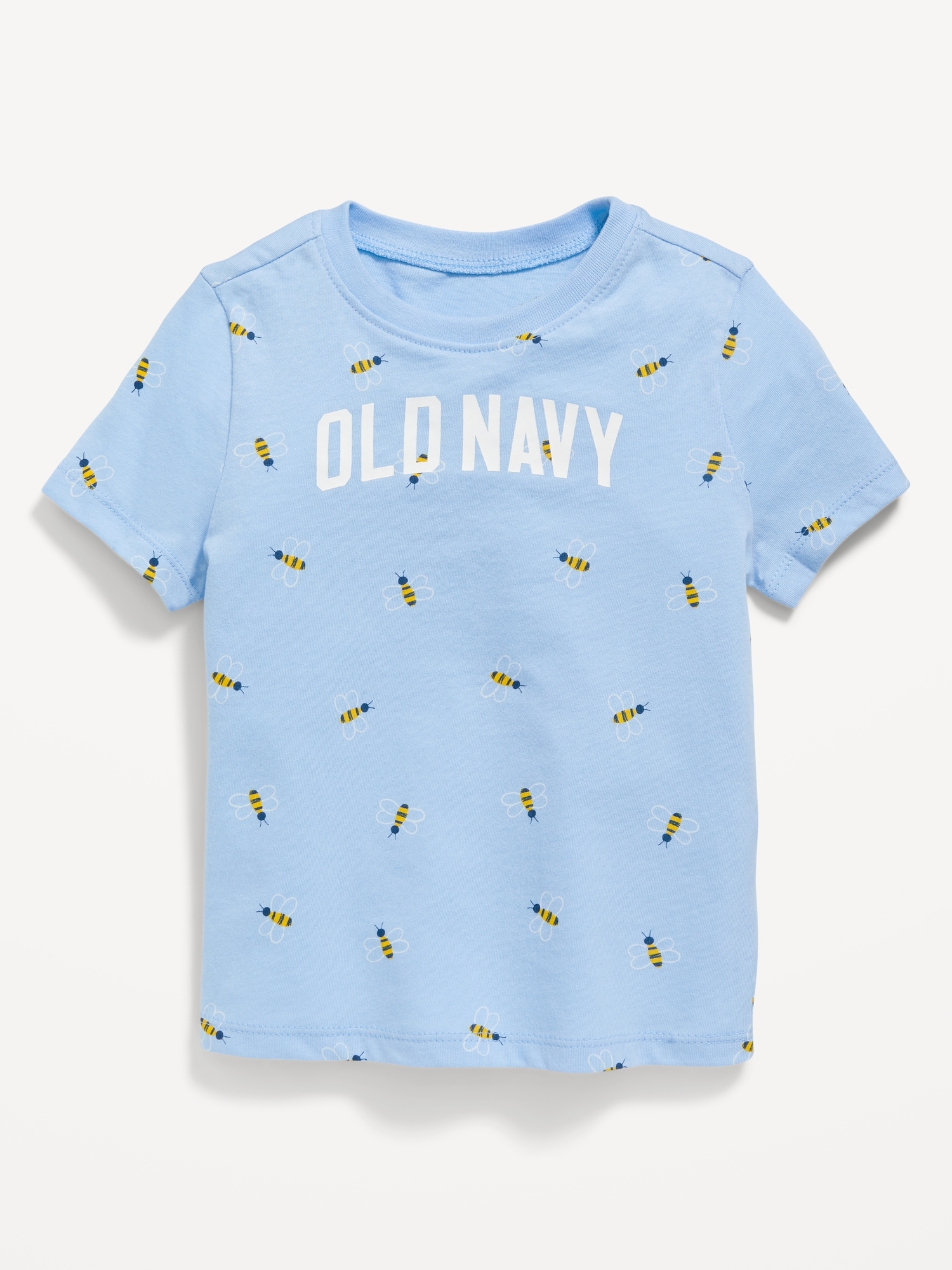 Old Navy Unisex Printed Logo-Graphic T-shirt for Toddler yellow. 1