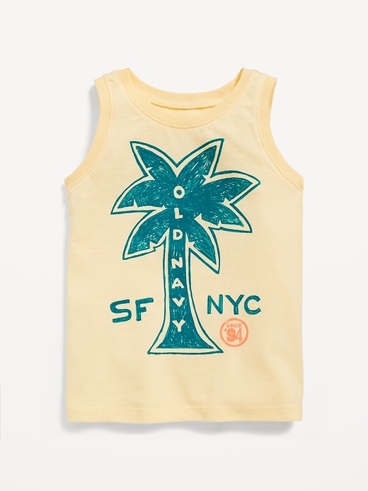 View large product image 1 of 1. Logo-Graphic Tank Top for Toddler Boys