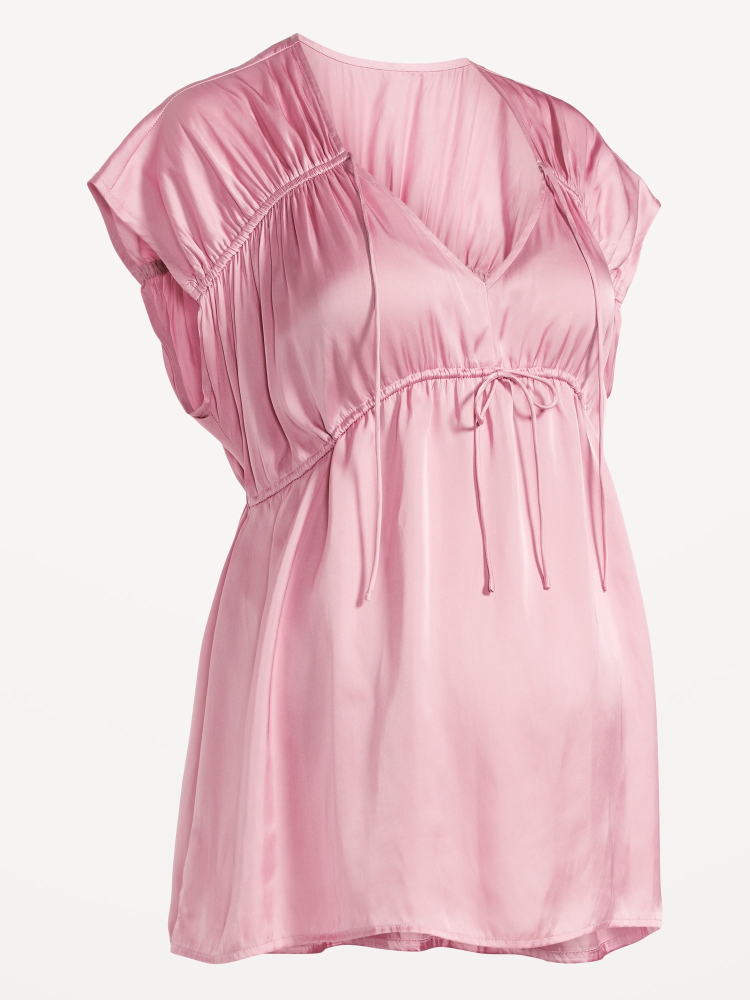 Maternity DolmanSleeve Satin Nursing Top Old Navy