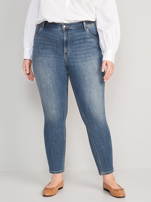 Image number 7 showing, High-Waisted Wow Super-Skinny Ankle Jeans for Women