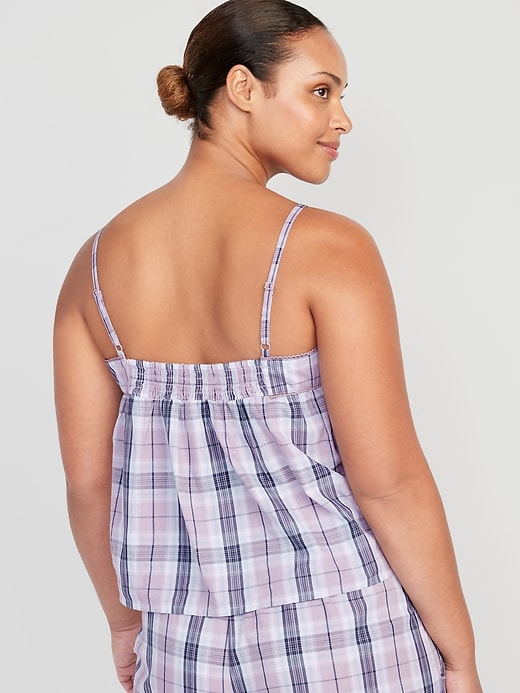 Image number 6 showing, Striped Smocked Pajama Cami Swing Top