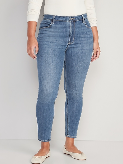 Image number 5 showing, High-Waisted Wow Super-Skinny Ankle Jeans for Women