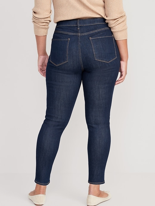 Image number 6 showing, High-Waisted Wow Super-Skinny Ankle Jeans