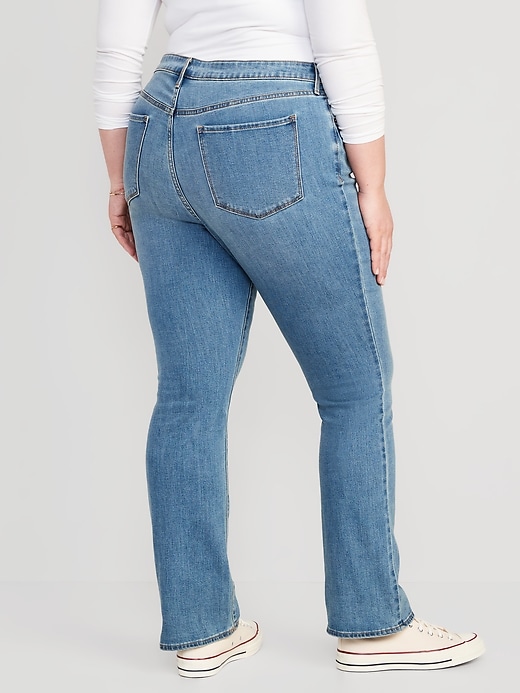 Image number 8 showing, Mid-Rise Kicker Boot-Cut Jeans for Women