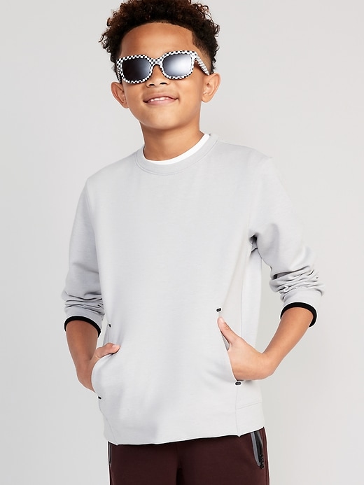 View large product image 1 of 3. Dynamic Fleece Hidden-Pocket Sweatshirt for Boys